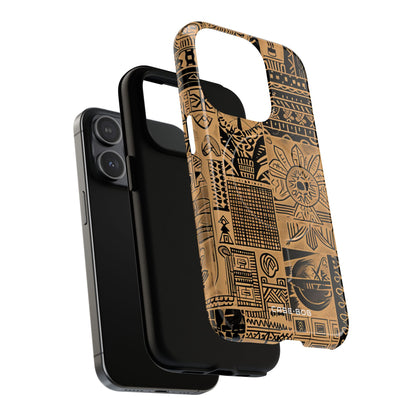 Tribal Faces iPhone 15 Pro Case - Tough+