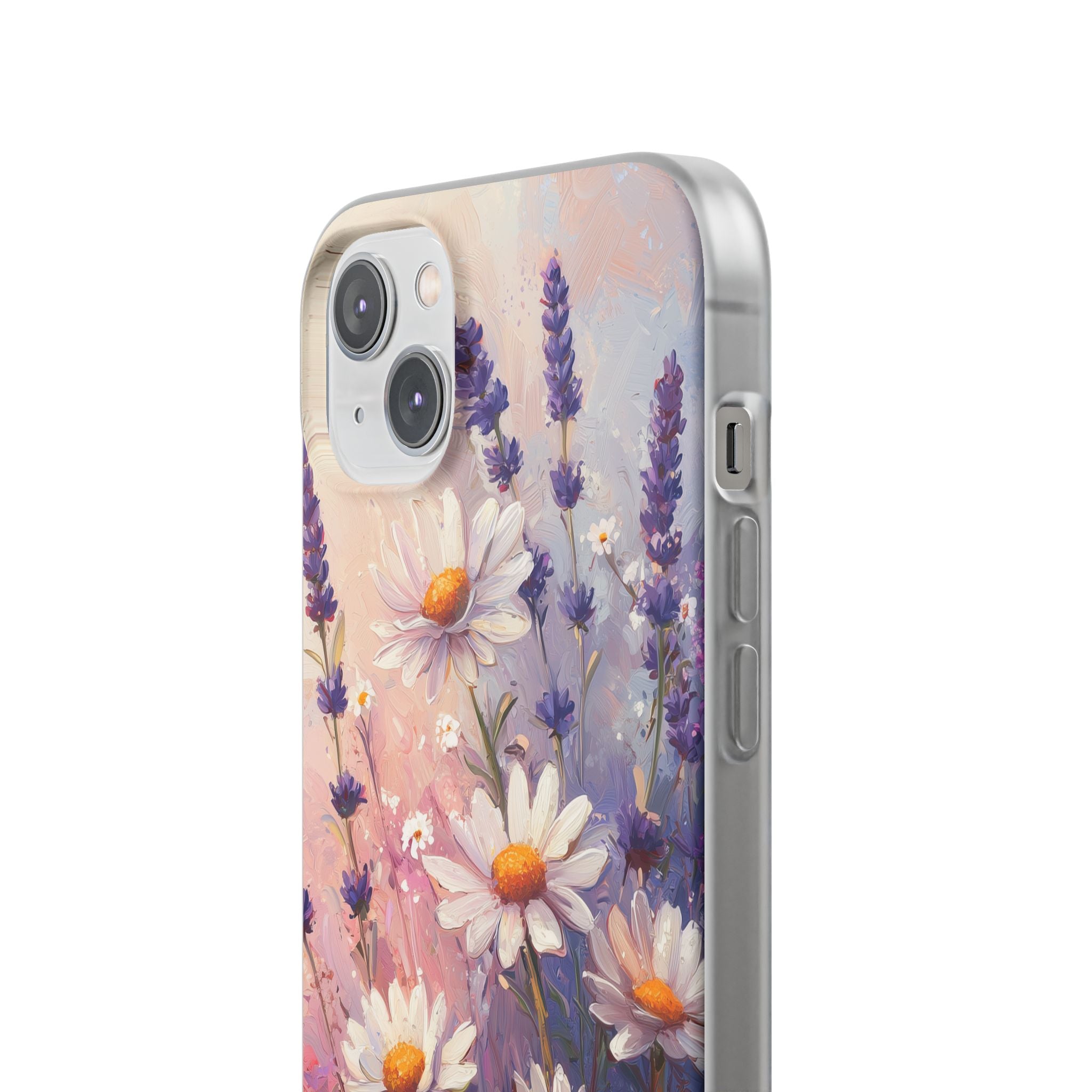 Daisy Lavender Bloom iPhone 14 Plus Case - Soft
