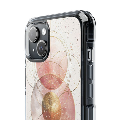 Circle Envelops Light iPhone Case - Impact
