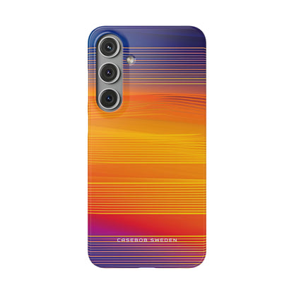 Gradient Sunset Flow Samsung S24 - Slim Phone Case