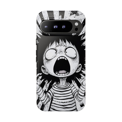 Screaming Stripes Google Pixel 9 Pro XL Case - Tough
