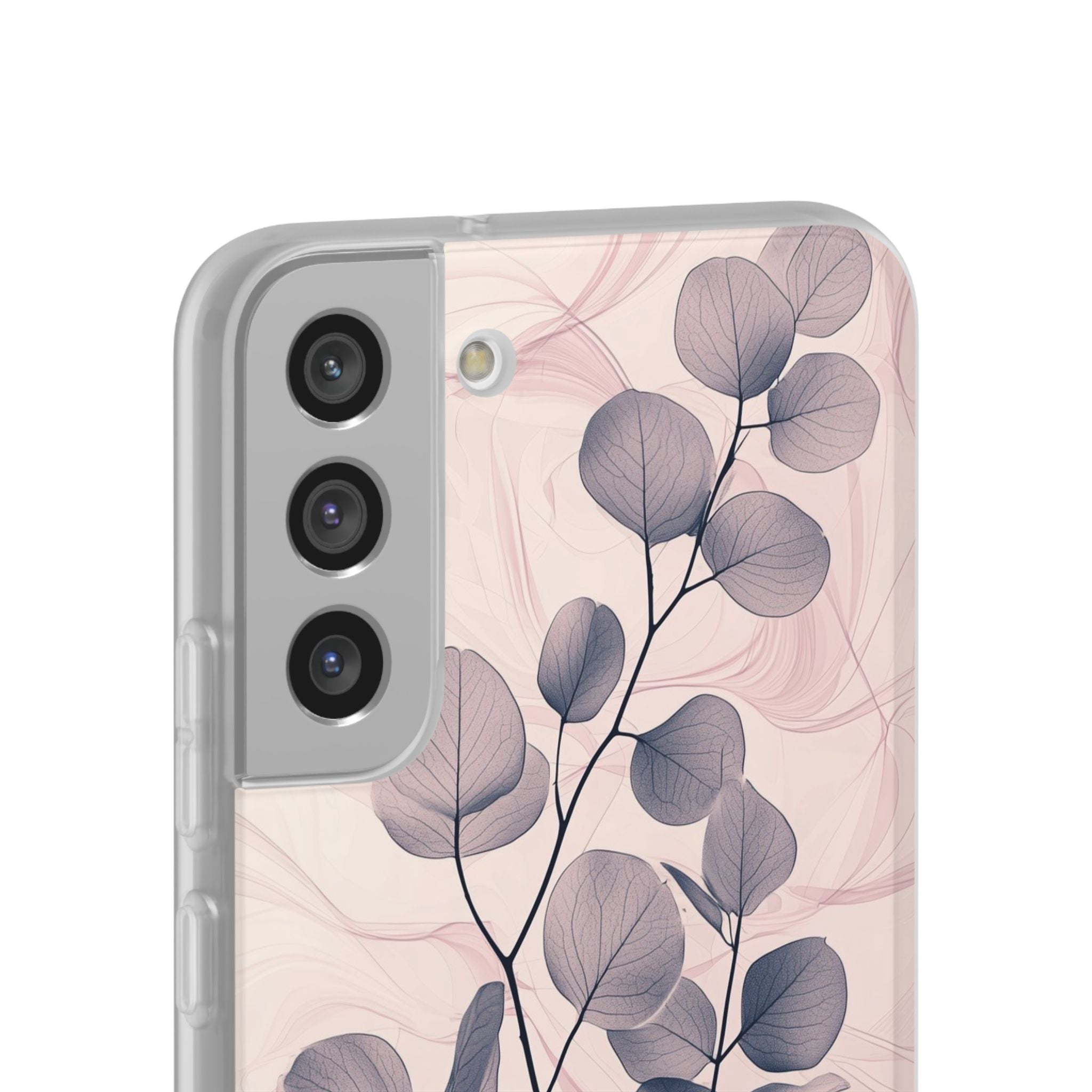Veined Leaf Whisper Samsung S22 Plus Case - Soft