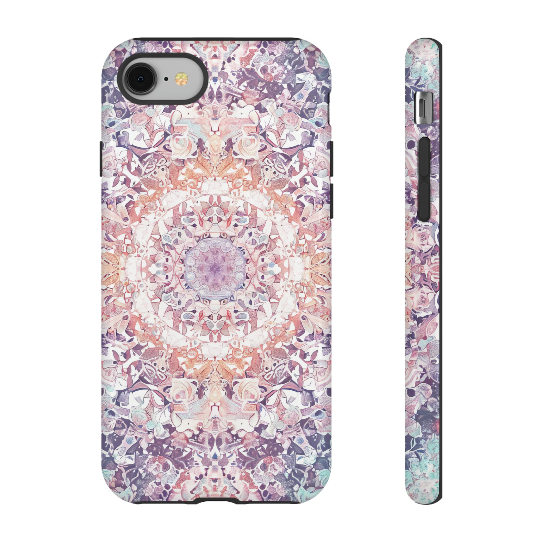 Symmetric Mandala Harmony - Protective Phone Case