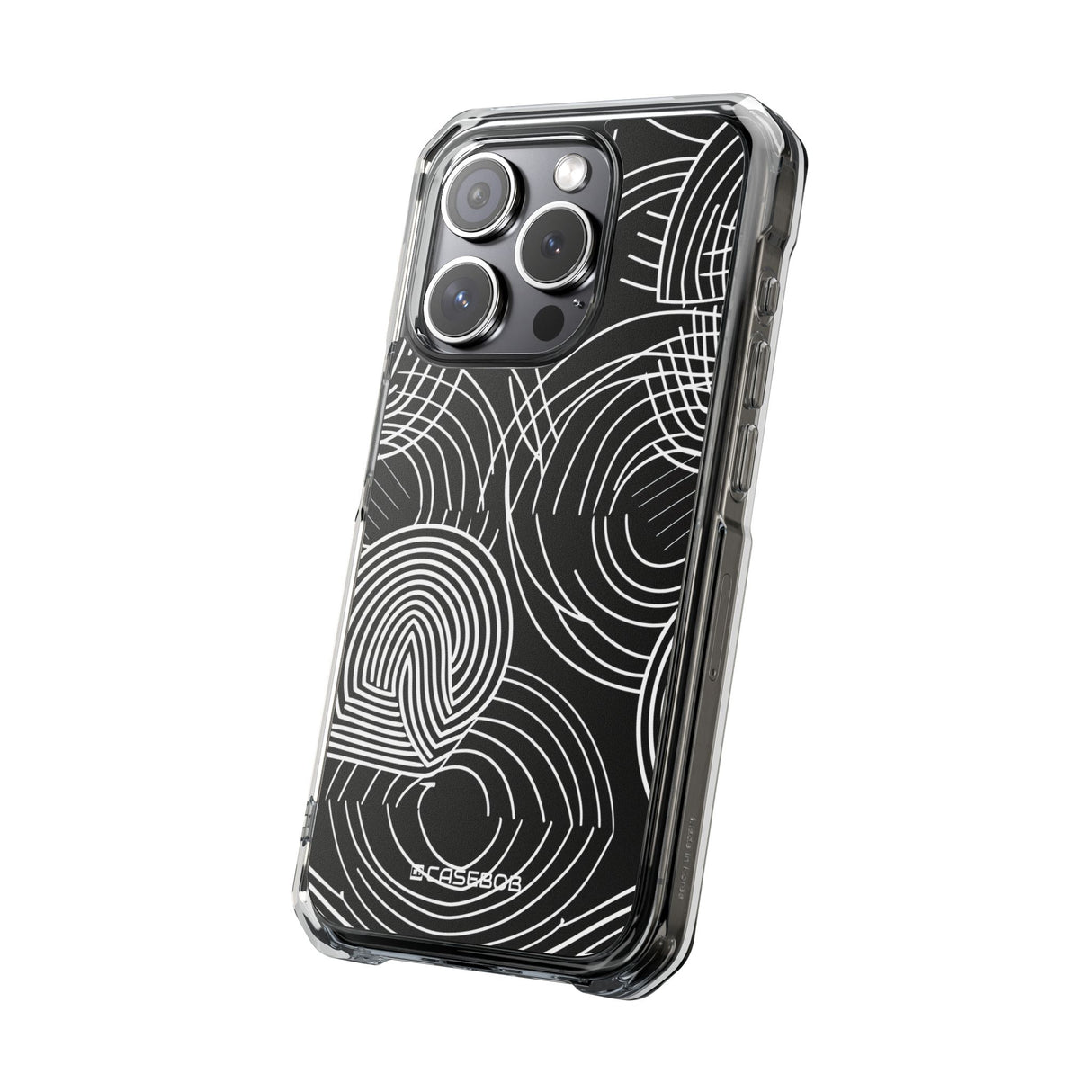 Kompliziertes Labyrinth – Handyhülle für iPhone (Clear Impact – Magnetisch) 