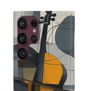 Cello Abstraction | Slim Phone Case for Samsung