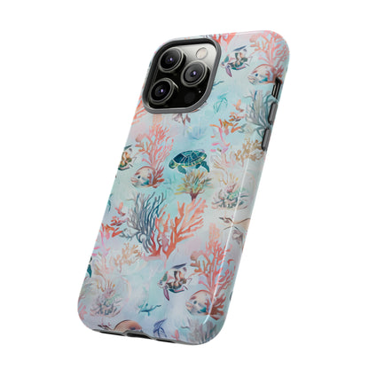 Pastel Underwater Serenade - Protective Phone Case