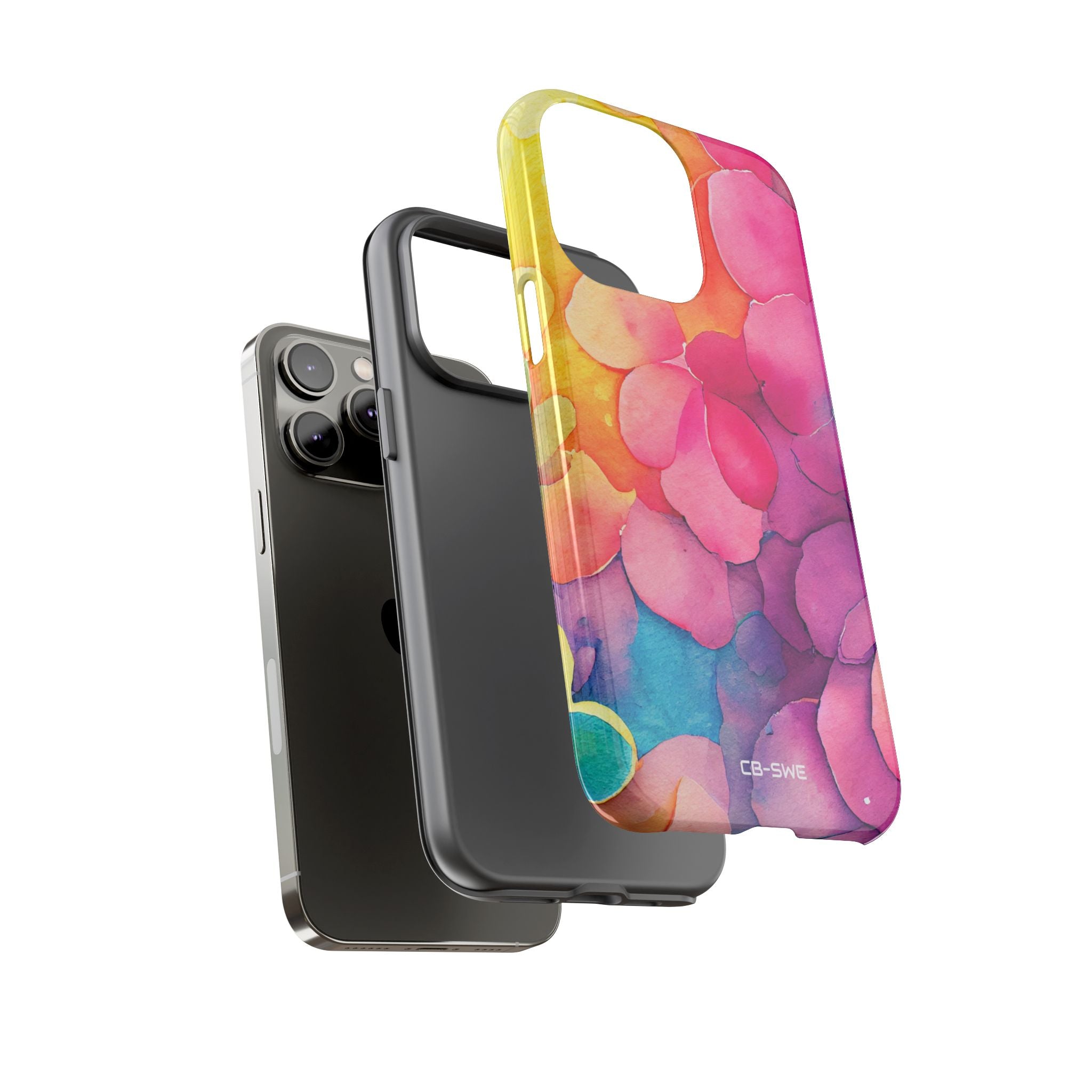 Vibrant Petal Fusion - iPhone Case
