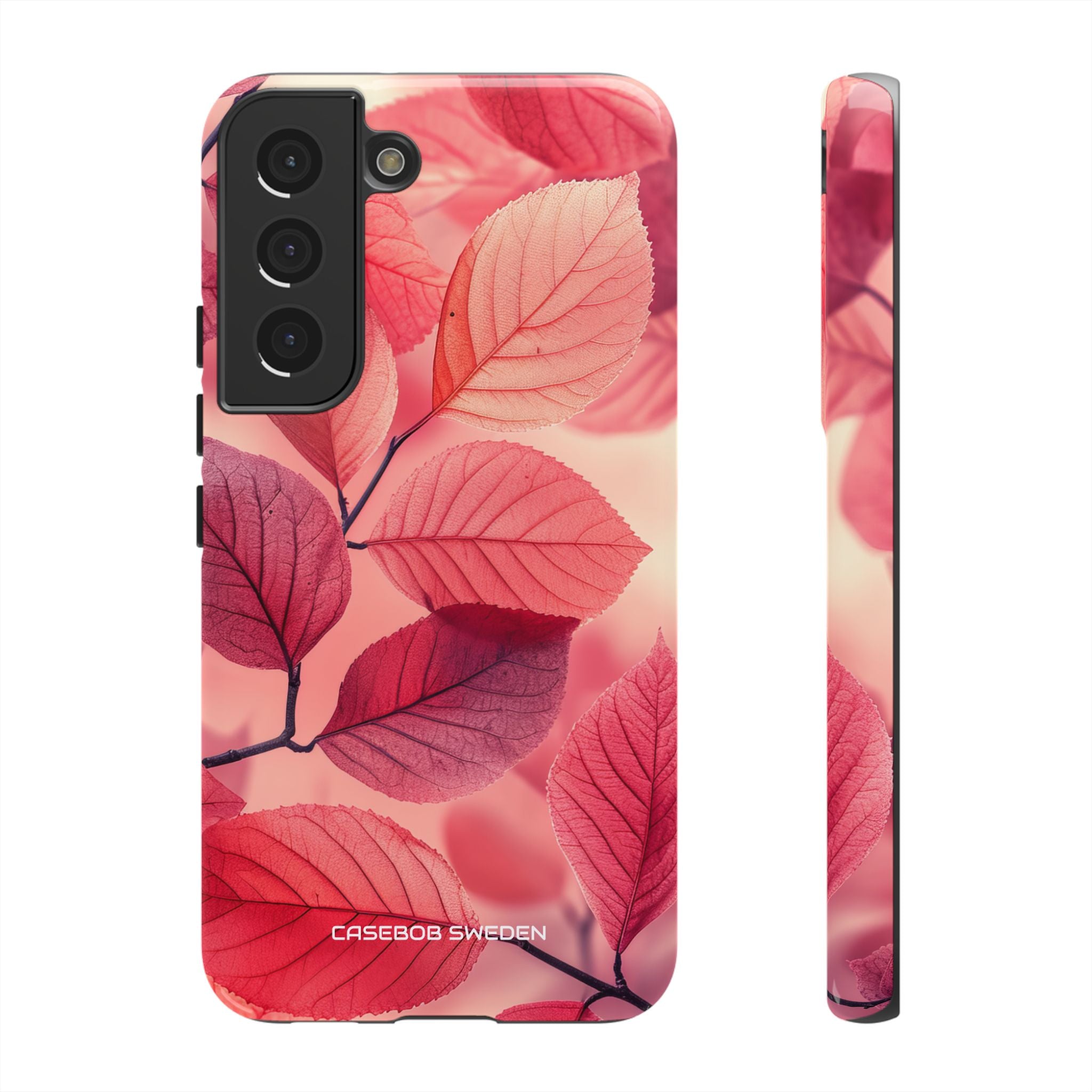 Pink Purple Nature Pattern - Tough Samsung S22 Phone Case