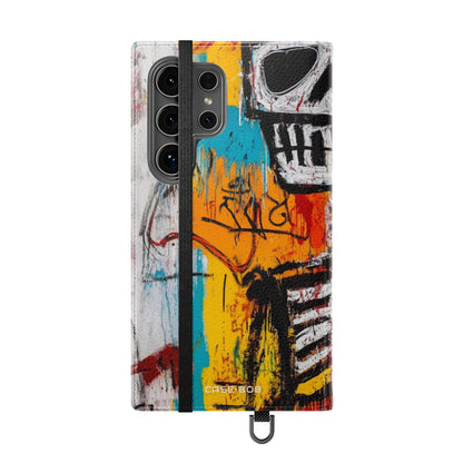 Neon Skull Chaos - Samsung S24 Ultra Case - Wallet