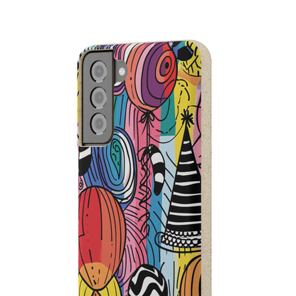 Vibrant Party Whimsy | Biodegradable Phone Case