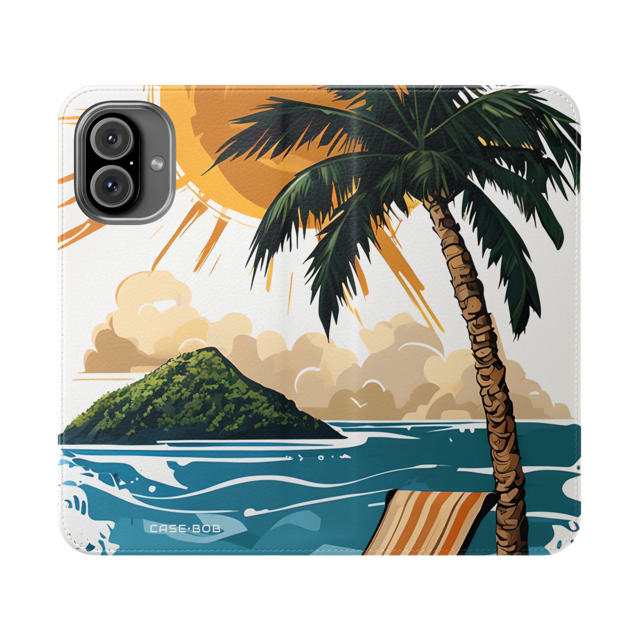 Palm Sunscape - iPhone 16 Plus Case - Wallet