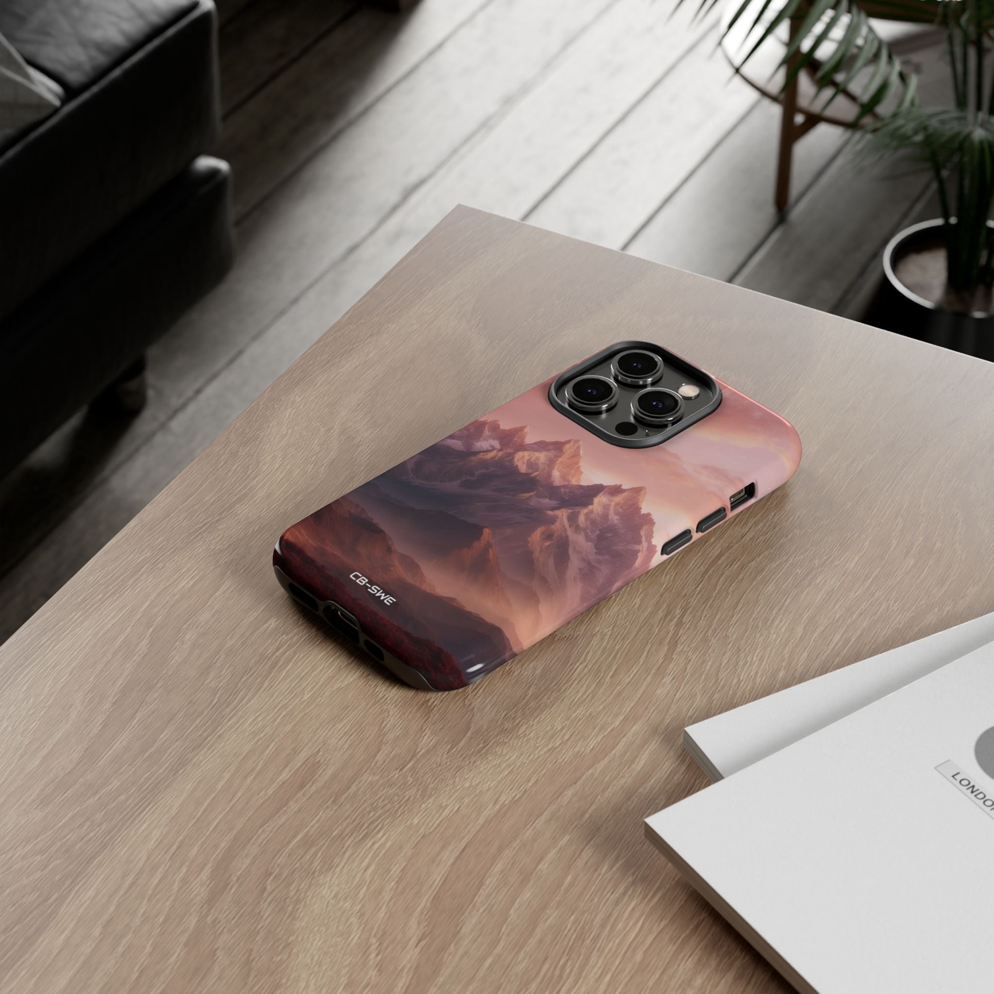 Vibrant Peaks Emerge - iPhone Case