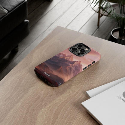 Vibrant Peaks Emerge - iPhone Case