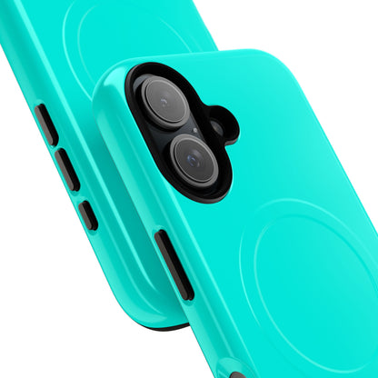 Turquoise Blue - Tough + MagSafe® iPhone 16 Phone Case