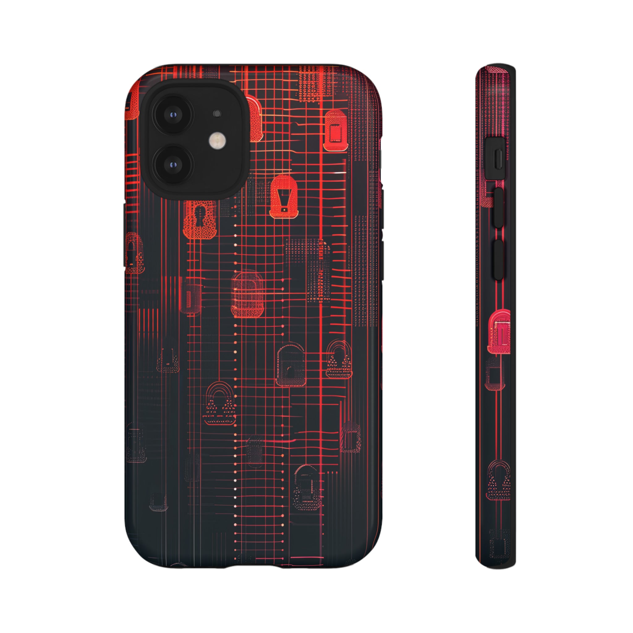 Encryption Aura: Security Gradient - Protective Phone Case