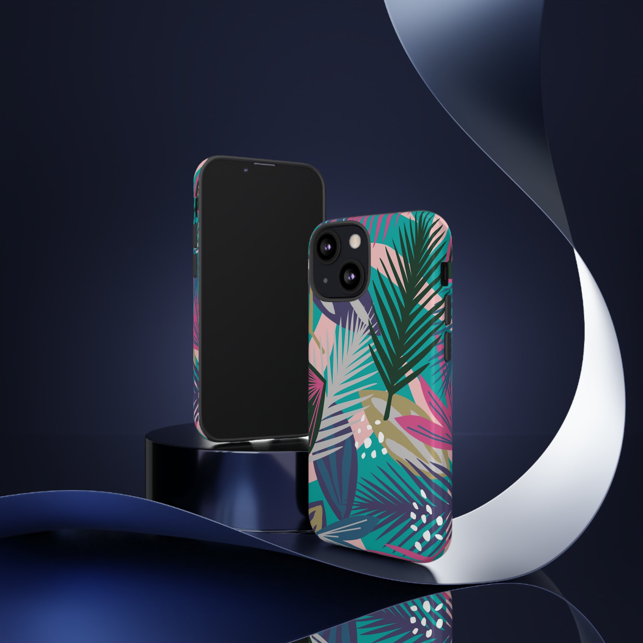 Tropical Leaf Loki - Protective Phone Case