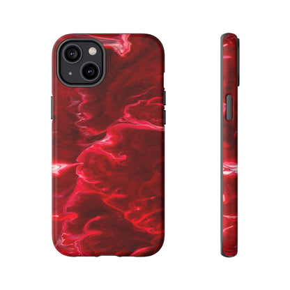 Red Velvet Ink Art iPhone Case (Protective) iPhone 14 Plus Matte Phone Case