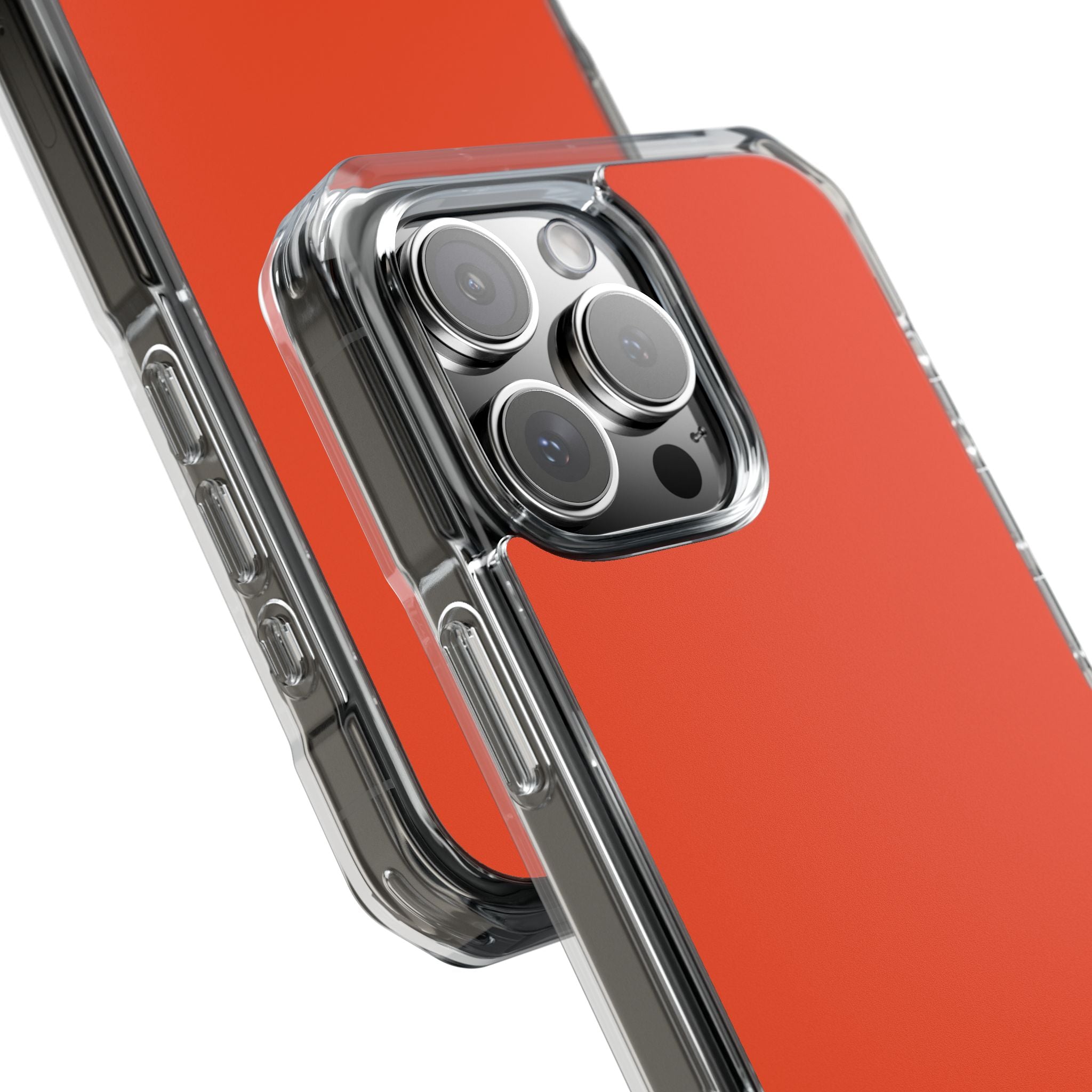 Orange Red iPhone 16 - Clear Impact Phone Case