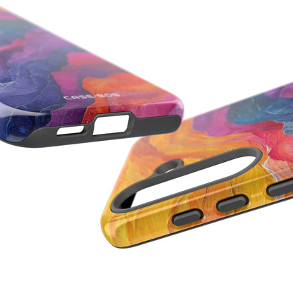 Vibrant Flow Samsung S25 Case - Tough