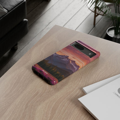 Mountain Peaks Glow - Google Pixel Case