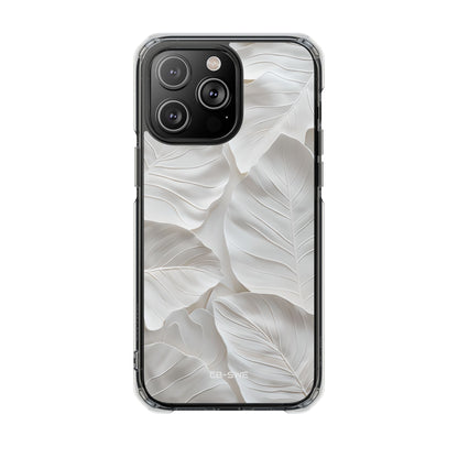 Elegant Leaf Relief iPhone Case - Impact