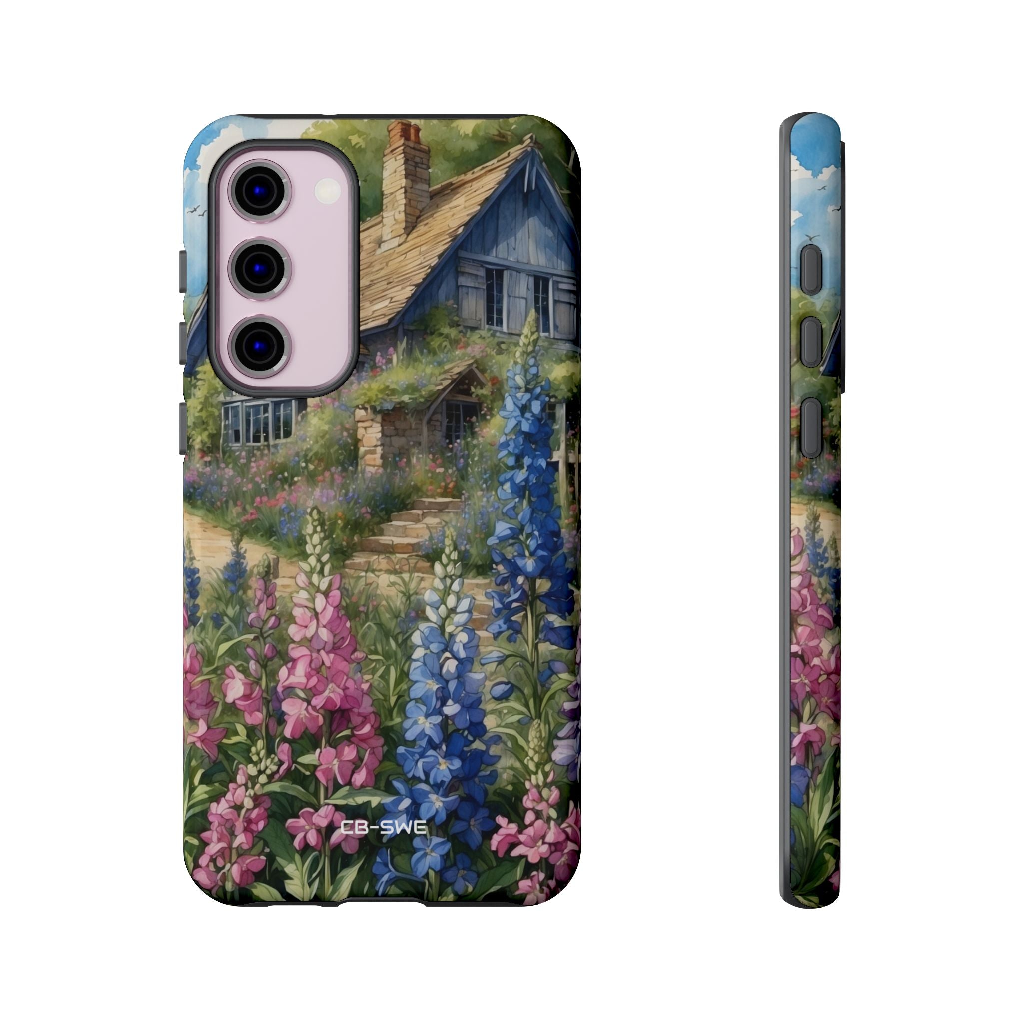 Cottage Surrounded Blossoms - Samsung Case