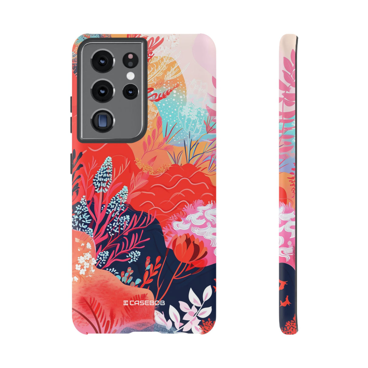 Living Coral Design | Handyhülle für Samsung (Schutzhülle)