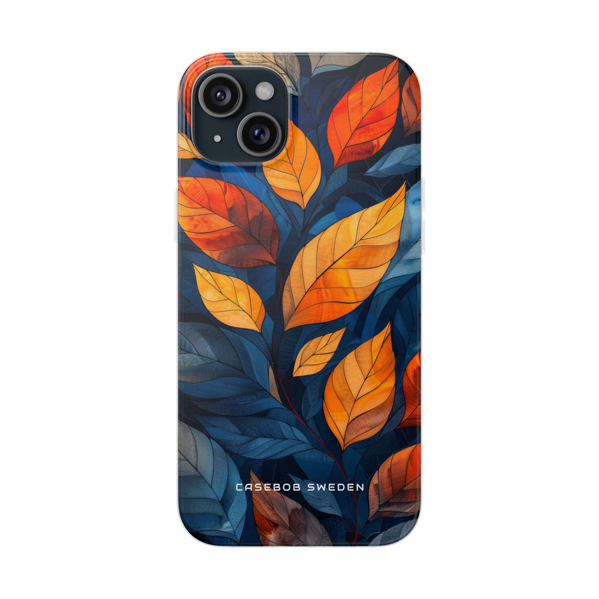 Stained Glass Blossoms iPhone 15 - Flexi Phone Case