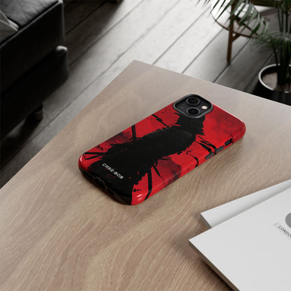 Crimson Samurai iPhone 14 Plus Case - Tough