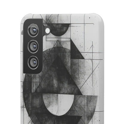 Monochrome Geometry | Slim Phone Case for Samsung