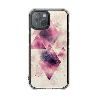 Triangles Overlap Serenity iPhone Case - Impact