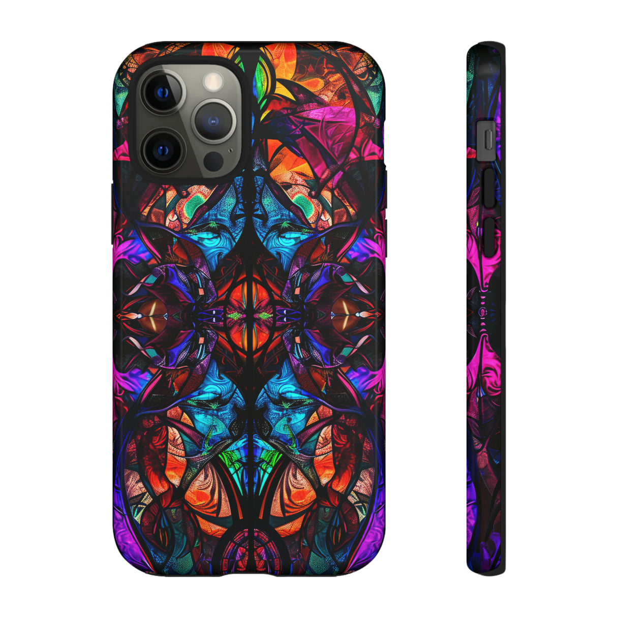 Gothic Stained Glass Splendor - Protective Phone Case