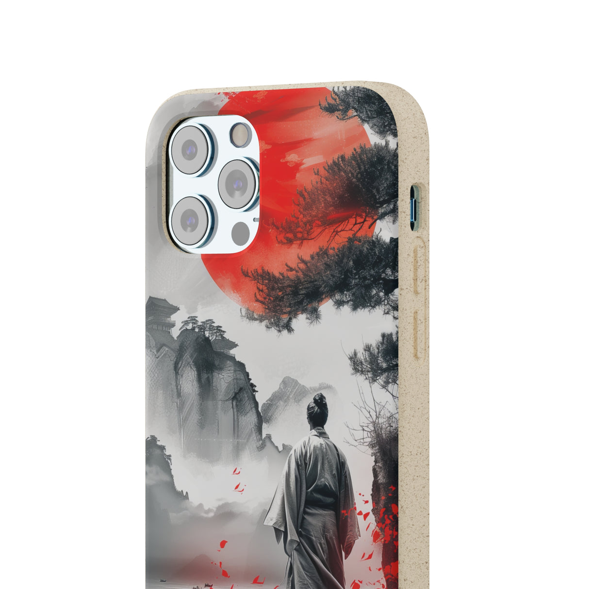 Serene Samurai Sunrise | Biodegradable Phone Case