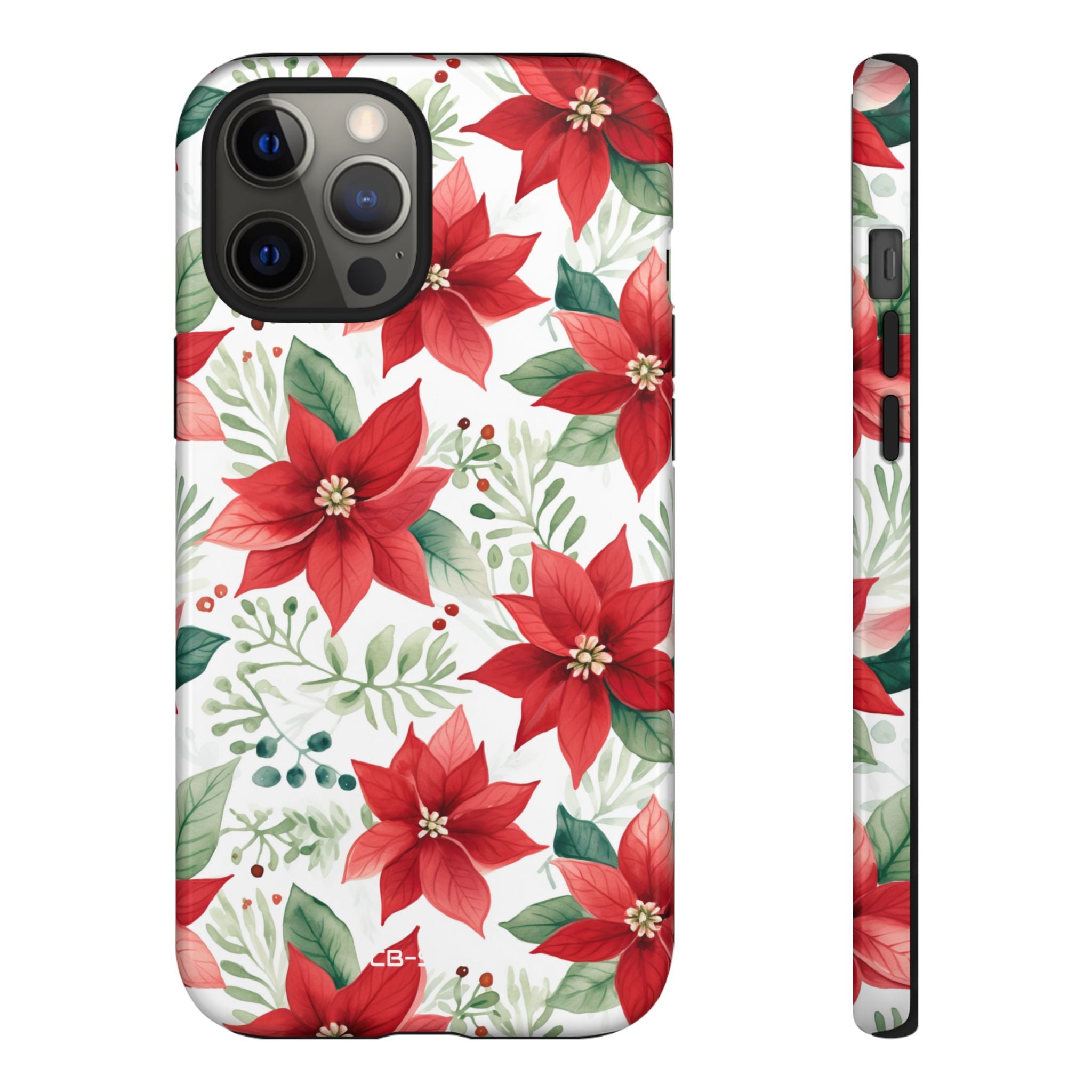 Poinsettias Bloom Bright - iPhone Case