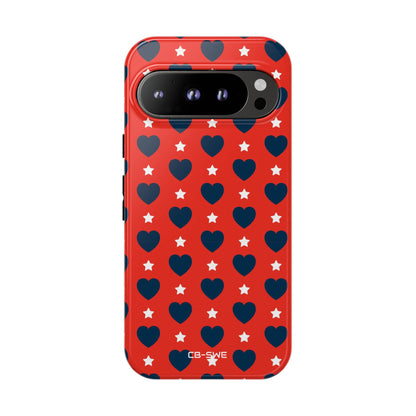 Hearts Embrace Stars - Google Pixel Case