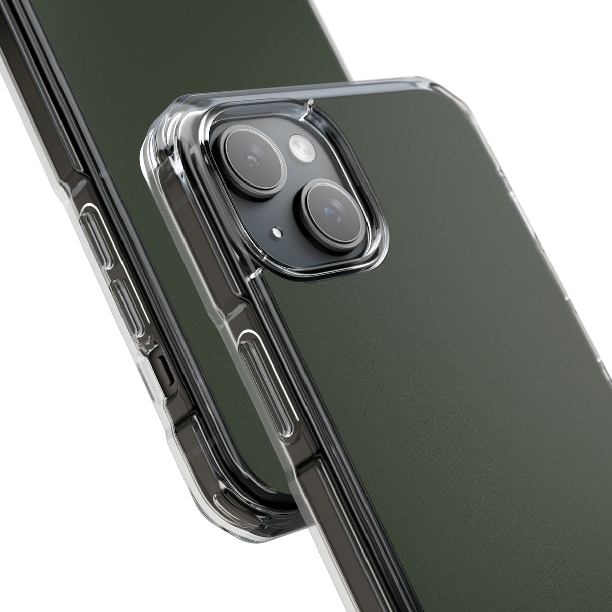 Kombu Green | Handyhülle für iPhone (Clear Impact Case – magnetisch) 