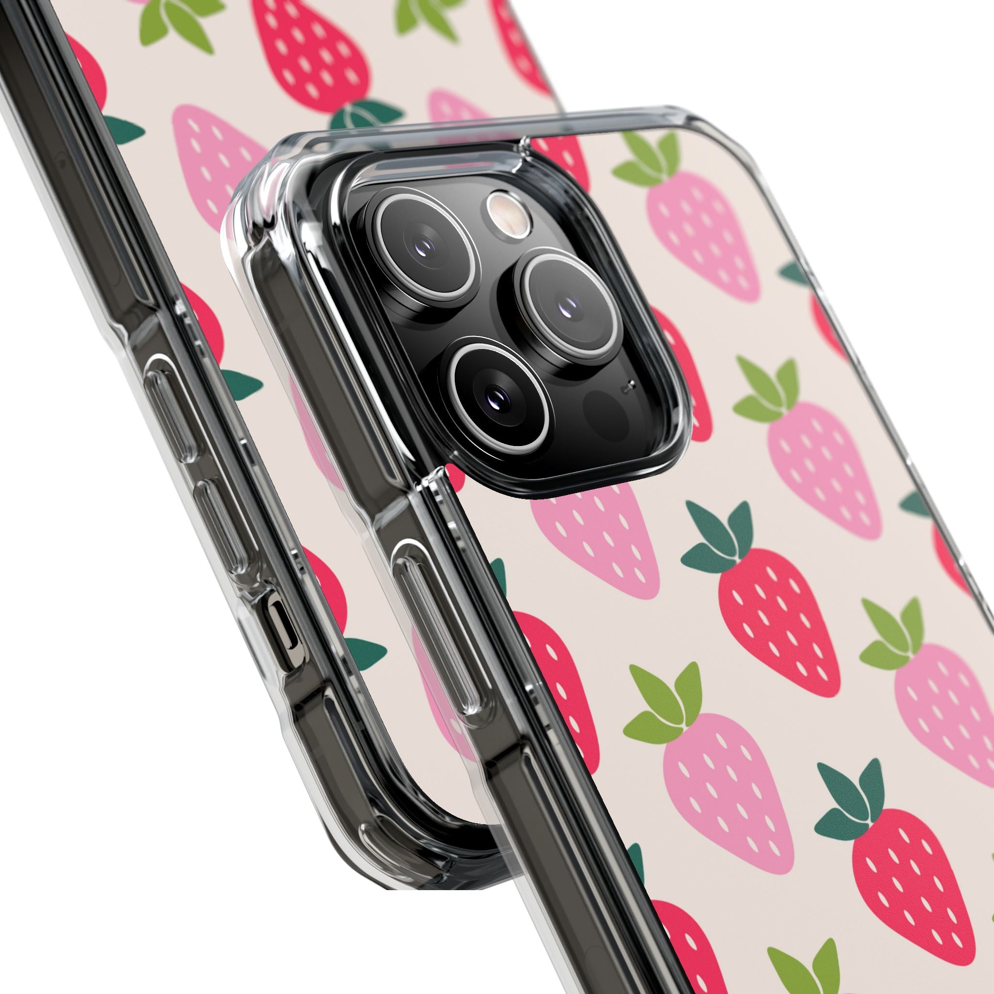 Vibrant Strawberry Rhythm iPhone Case - Impact