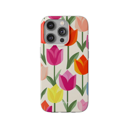 Tulip Harmony Green iPhone 14 Pro - Soft Case