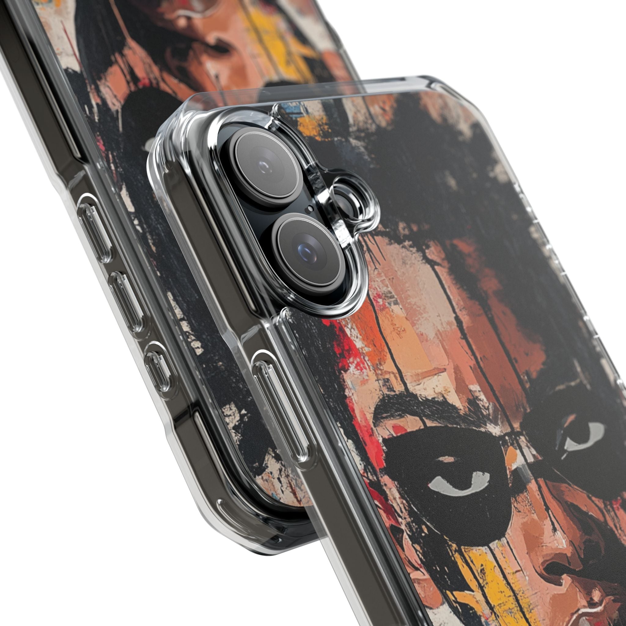 Masked Portrait Drips iPhone 16 Plus Case - Impact