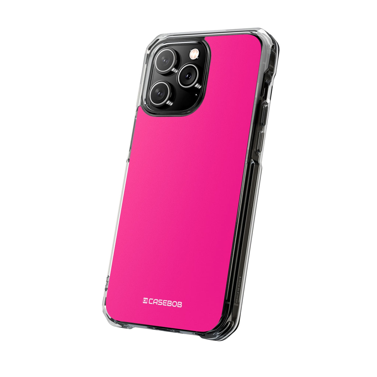 Deep Pink | Phone Case for iPhone (Clear Impact Case - Magnetic)