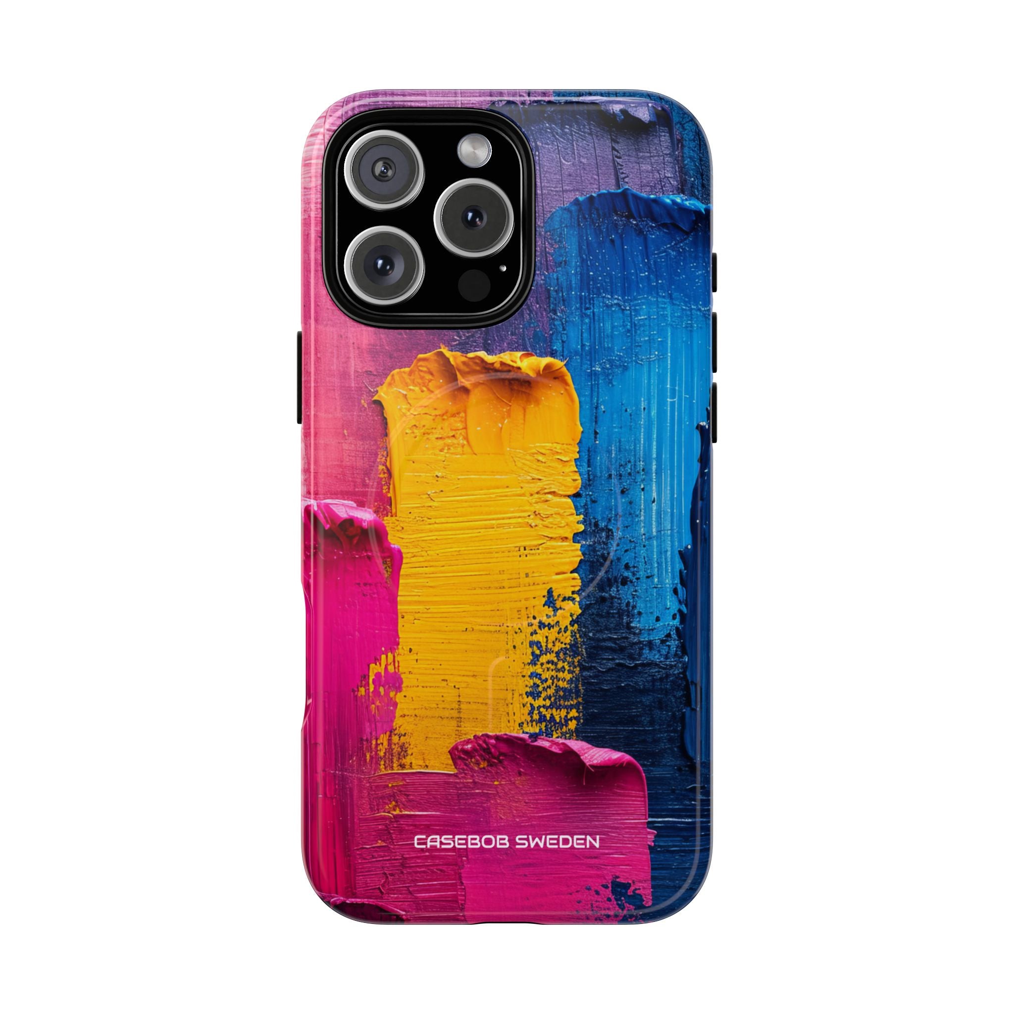 Bold Abstract Texture - Tough + MagSafe® iPhone 16 Phone Case