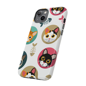 Cats Fishbone - Protective Phone Case