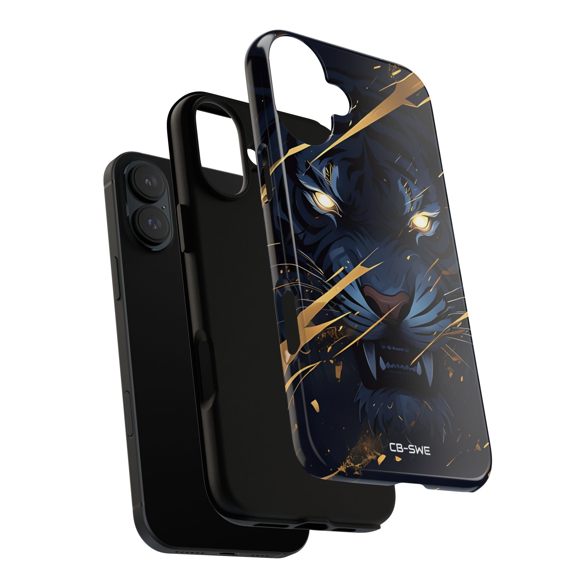Tiger's Glowing Gaze - iPhone Case