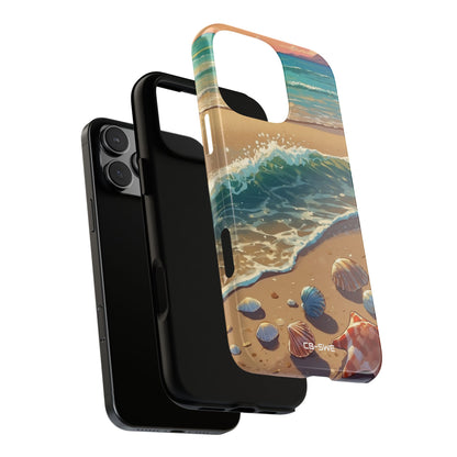 Seashells Kiss Shore - iPhone Case