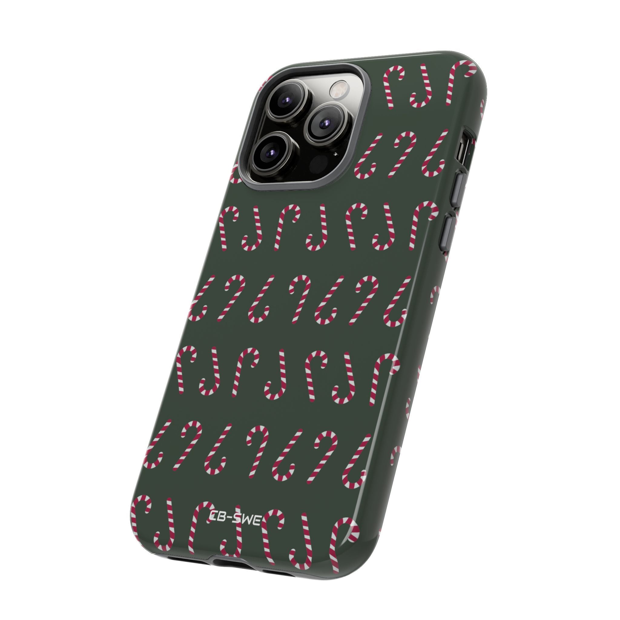 Candy Canes Aligned - iPhone Case