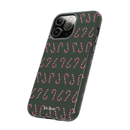 Candy Canes Aligned - iPhone Case