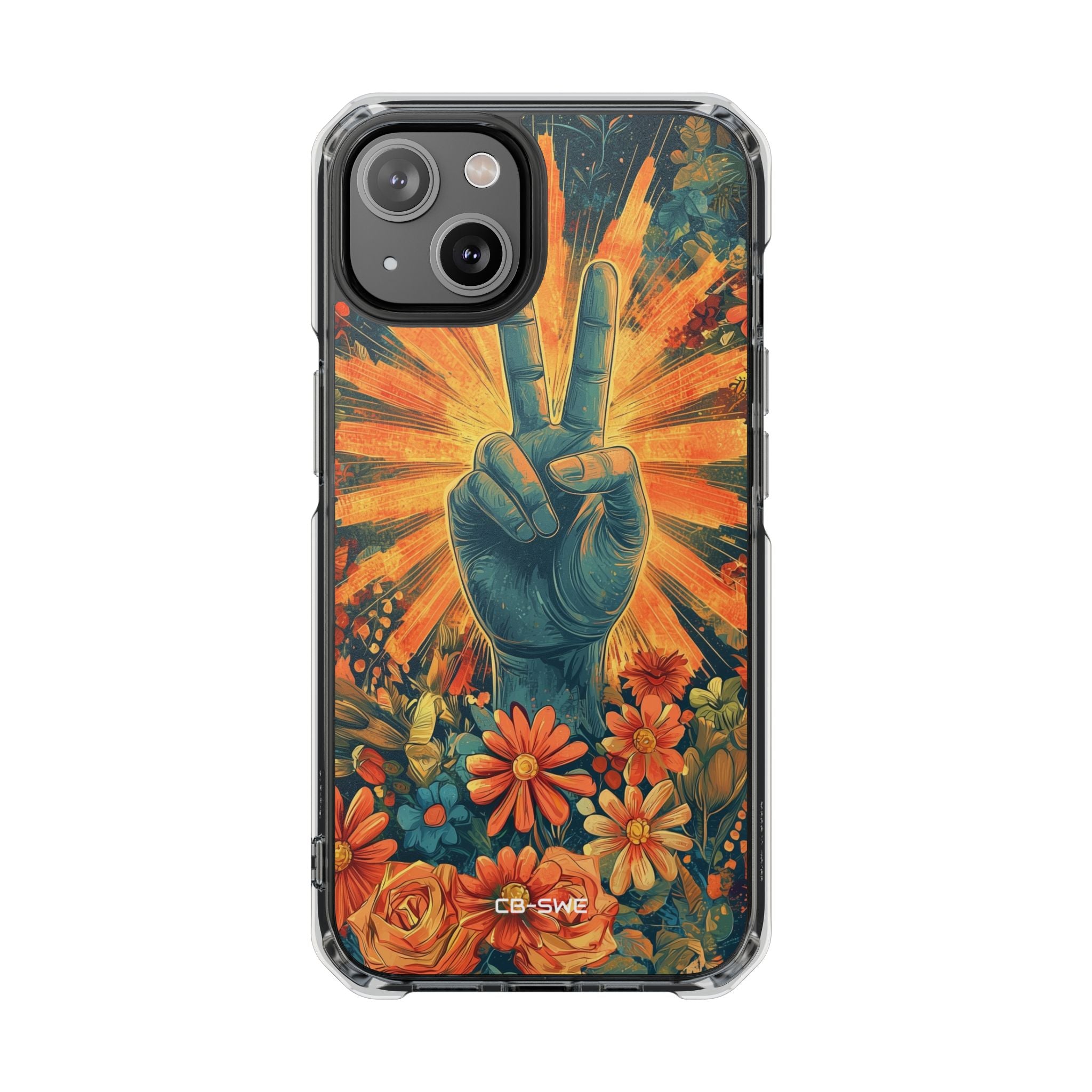 Flowers Embrace Peace iPhone Case - Impact