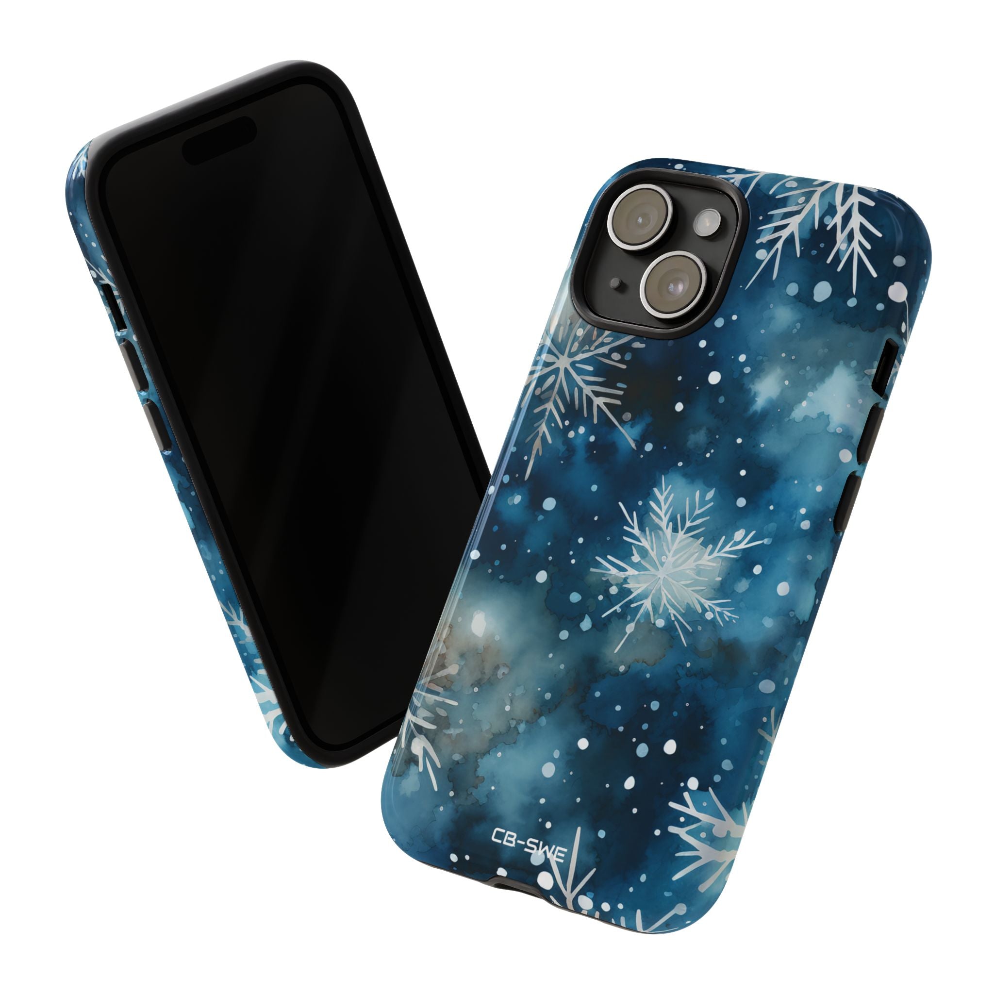 Winter Snowflakes Dance - iPhone Case