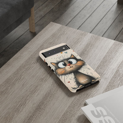 Whimsical Cat Smiles - Google Pixel Case