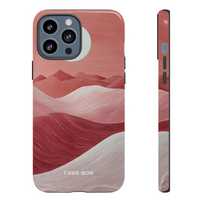White Orb Dunes iPhone 13 Pro Max Case - Tough
